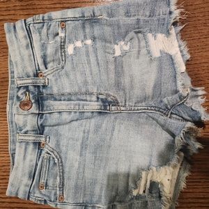 AMERICAN EAGLE Women's Jeans Curvy Hi Rise Shortie Size 00 💕